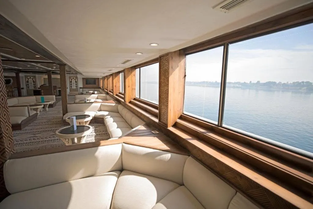 Lounge aboard the SUNRISE Mahrousa Nile Cruise Nile cruise